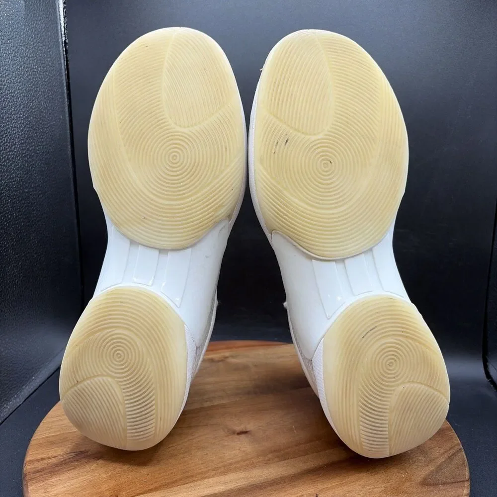 Adidas D.O.N. Issue #6 Mens Size 11.5 Basketball Shoes Triple White Sneakers